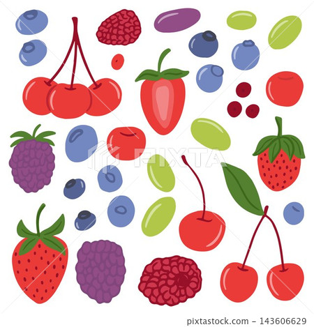 Set of berries Set of berries 143606629