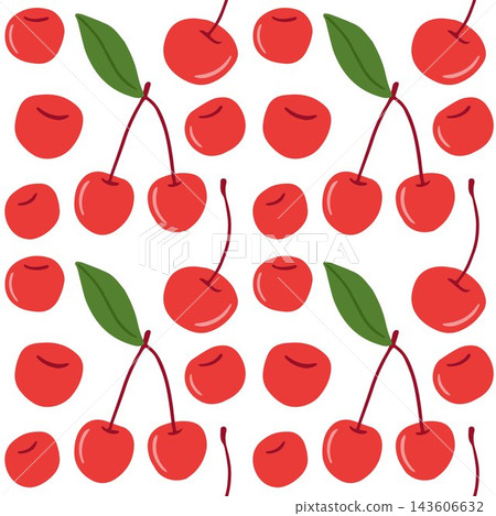 Cherry Seamless Pattern Cherry Seamless Pattern 143606632