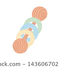 Wooden rattle toy 143606702