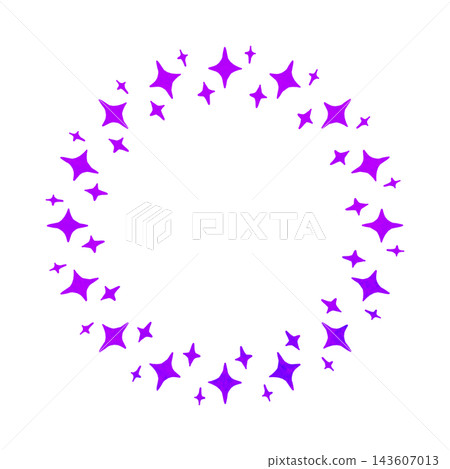 Sparkly and cute watercolor frame material - purple Sparkly and cute watercolor frame material - purple 143607013