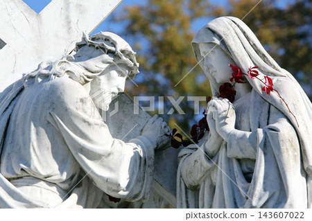 4th Stations of the Cross, Jesus meets His Mother, Basilica Assumption of the Virgin Mary, Marija Bistrica, Croatia 143607022