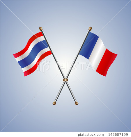 Thailand and France flag relations 143607199