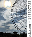 Ferris wheel and plane 143607783