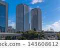 Exterior view of World Business Garden and pedestrian deck, and cityscape of Makuhari New City [Nakase, Mihama Ward, Chiba City, Chiba Prefecture] 143608612