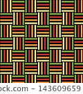 Retro Christmas woven plaid basketweave seamless pattern 143609659