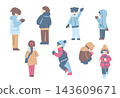 適合零下氣溫外出的冬季服裝款式（兒童套裝） 143609671