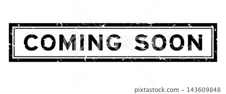 Grunge black coming soon word rsquare ubber seal stamp on white background Grunge black coming soon word rsquare ubber seal stamp on white background 143609848