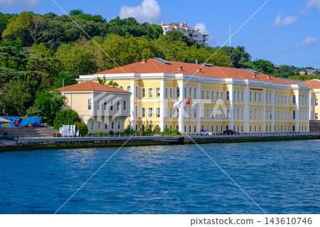Historic Galatasaray University Waterfront Building on the Bosphorus Historic Galatasaray University Waterfront Building on the Bosphorus 143610746
