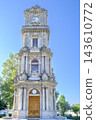 Dolmabahce Clock Tower in Ottoman Neoclassical Style Istanbul 143610772