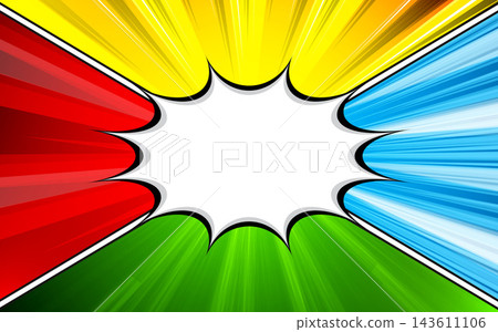 Colorful Pop Art Comic Panel Design Background. Colorful Pop Art Comic Panel Design Background. 143611106