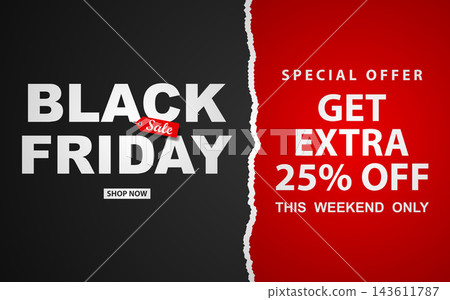Black Friday minimalist background. Black Friday minimalist background. 143611787