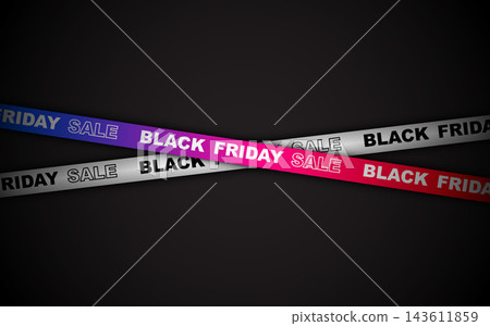 Black Friday sale banner template design. Black Friday sale banner template design. 143611859