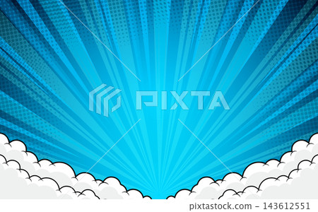 Radial speed lines for comic books. Explosion background Radial speed lines for comic books. Explosion background 143612551