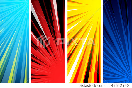 Colorful comic page background in pop art style. Colorful comic page background in pop art style. 143612590