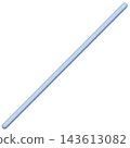 A diagonal round bar illustration material with a fine light blue grid pattern. 143613082