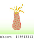 paper sticker on white background garland 143613313