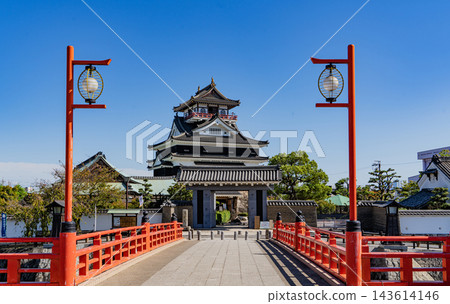View of Kiyosu Castle keep from Otebashi Bridge 143614146