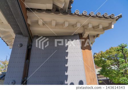 Architectural structure of the main gate of Kiyosu Castle 143614343