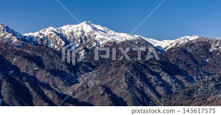 屋久島的冬天:宮之浦山,日本百岳之一-全景 屋久島的冬天:宮之浦山,日本百岳之一-全景 143617575