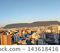 A view of Takamatsu city and Yashima at dusk - Takamatsu City, Kagawa Prefecture 143618416