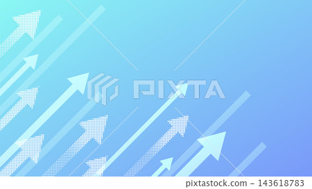 Rising Arrow Background Rising Arrow Background 143618783