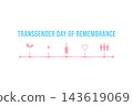 Transgender Day of Remembrance Minimalist Timeline Design 143619069