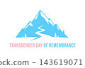 Transgender Day of Remembrance Mountain Awareness Design 143619071