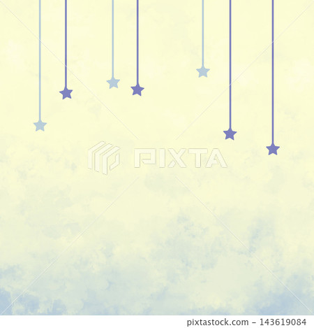 水彩風格星空背景插圖 143619084