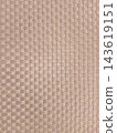 Detailed close-up of a seamless light beige woven texture background. The intricate basket weave pattern creates a subtle yet engaging surface. 143619151