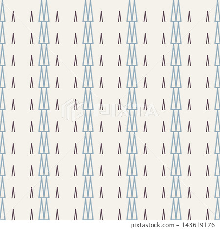 Winter-colored triangle pattern Winter-colored triangle pattern 143619176