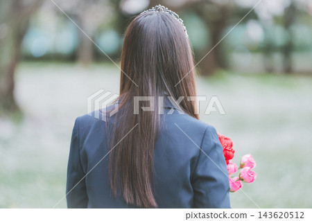 high school girl, graduate, graduation 143620512
