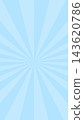 Light blue radial sunburst vertical background illustration 143620786