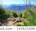 View of Lake Chuzenji and Mount Yuhidake from the climb up Mount Nantai 143621040