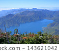 View of Lake Chuzenji and the Ashio Mountains from near the summit of Mount Nantai 143621042