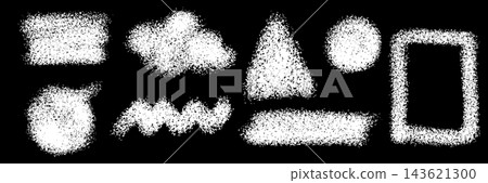 Creative noise grain abstract shapes with bold textured fills and spray style edges. Halftone vector elements add expressive detail to backgrounds branding and print layouts. Creative noise grain abstract shapes with bold textured fills and spray style edges. Halftone vector elements add expressive detail to backgrounds branding and print layouts. 143621300