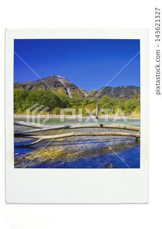 上高地燒岳,寶麗來風格 上高地燒岳,寶麗來風格 143621327