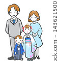 Family photo shoot for the Shichi-Go-San celebration for our 7-year-old and 5-year-old children. 143621500