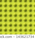 Lime Green 3D Seamless Sphere Pattern Abstract Background Texture for Modern Graphic Design 143621734