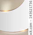 Luxury Abstract Background with Elegant Gold Curved Lines and Glowing Light Effect, Modern Business Presentations and Professional Templates 143621736