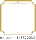 Antique/Vintage/Frame/Label/Square/Gold/Illustration/Material 143622038