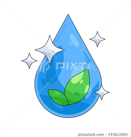 Illustration of clean water Illustration of clean water 143622091