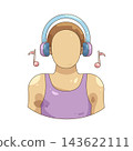 Illustration of meditation music 143622111