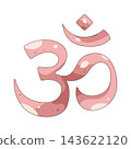Illustration of om symbol 143622120