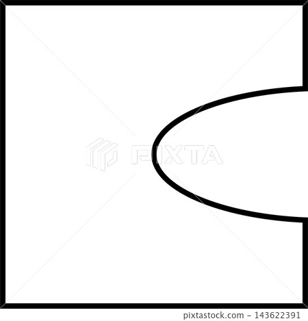 Set of square line shapes. Graphic elements Set of square line shapes. Graphic elements 143622391