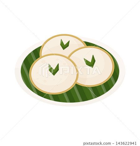 Illustration of Serabi Indonesian Food Illustration of Serabi Indonesian Food 143622941