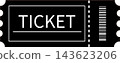 Black Ticket - High-end event admission ticket 143623206