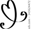 Ribbons heart shapes, valentine, celebration, love 143624472