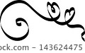 Ribbons heart shapes, valentine, celebration, love 143624475