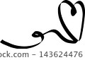 Ribbons heart shapes, valentine, celebration, love 143624476