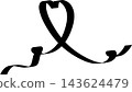 Ribbons heart shapes, valentine, celebration, love 143624479